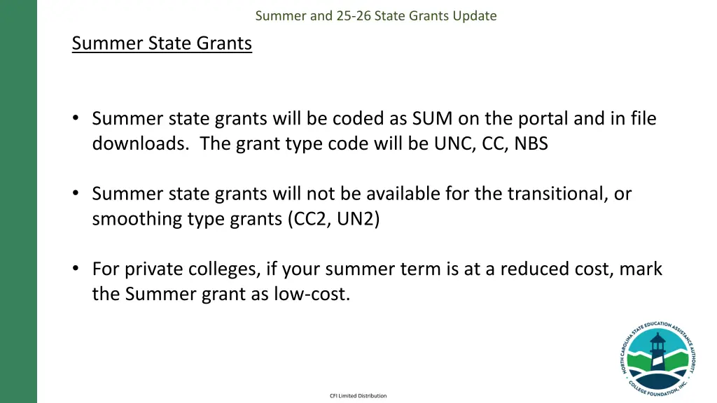 summer and 25 26 state grants update 3