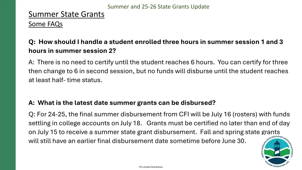summer and 25 26 state grants update 7