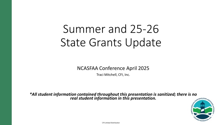summer and 25 26 state grants update