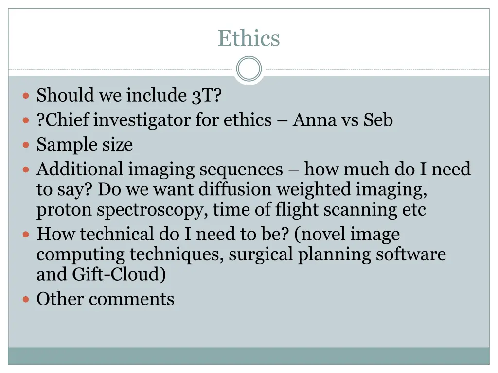 ethics