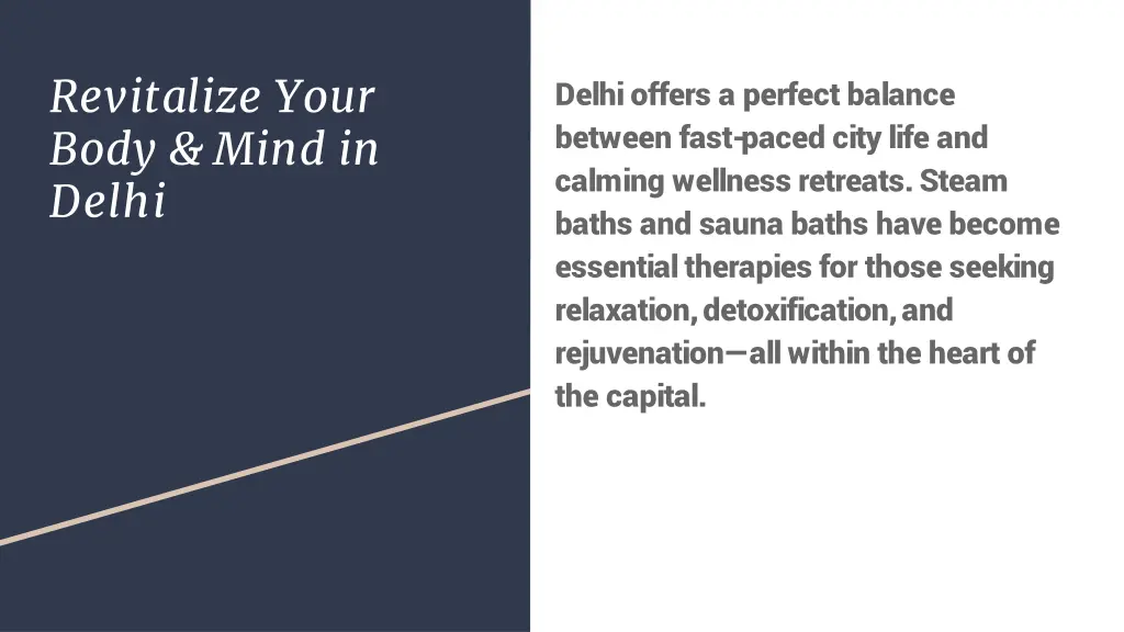 revitalize your body mind in delhi