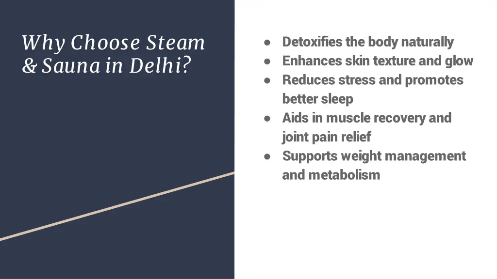why choose steam sauna in delhi
