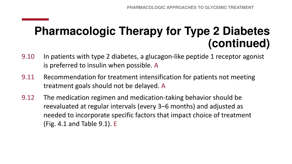 pharmacologic approaches to glycemic treatment 2