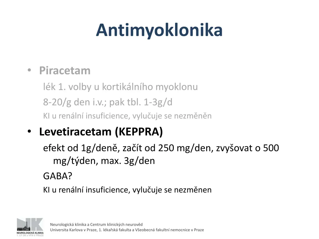 antimyoklonika