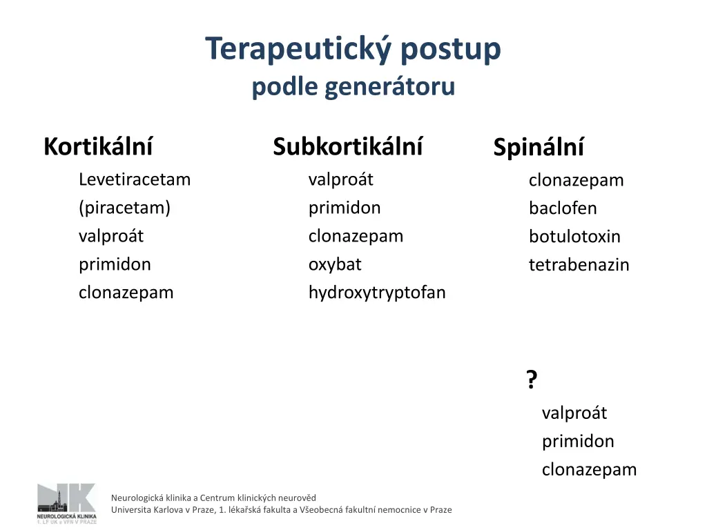 terapeutick postup podle gener toru
