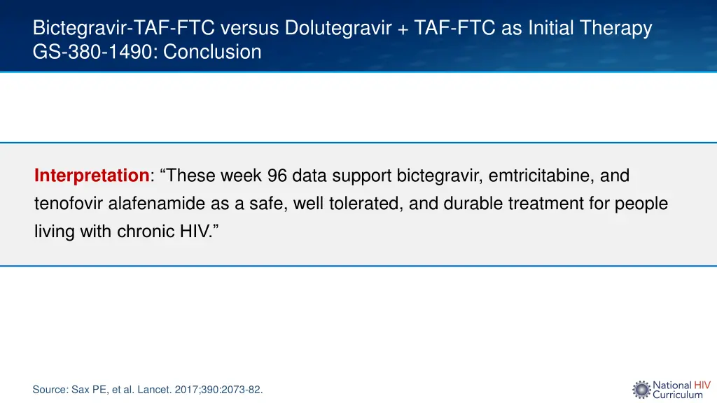 bictegravir taf ftc versus dolutegravir 10