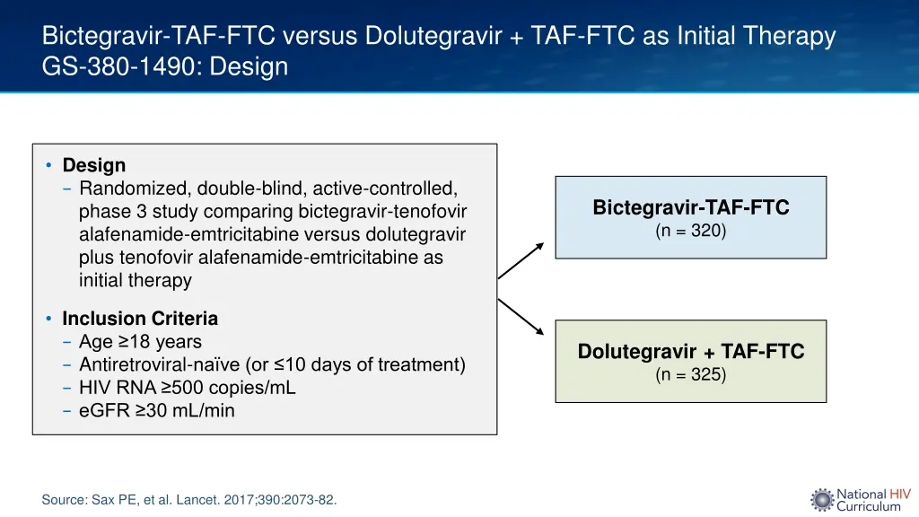 bictegravir taf ftc versus dolutegravir 7