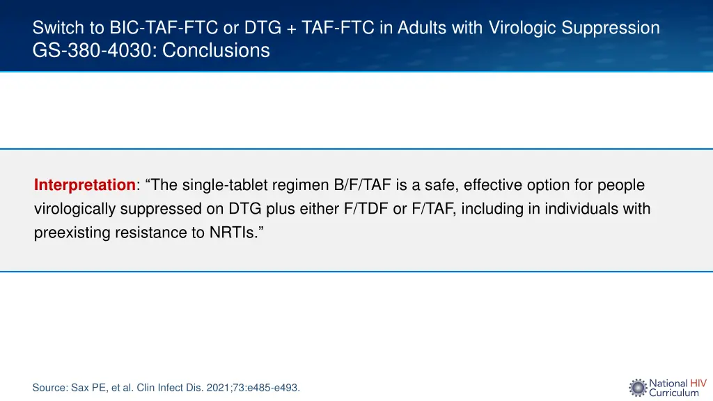 switch to bic taf ftc or dtg taf ftc in adults 4