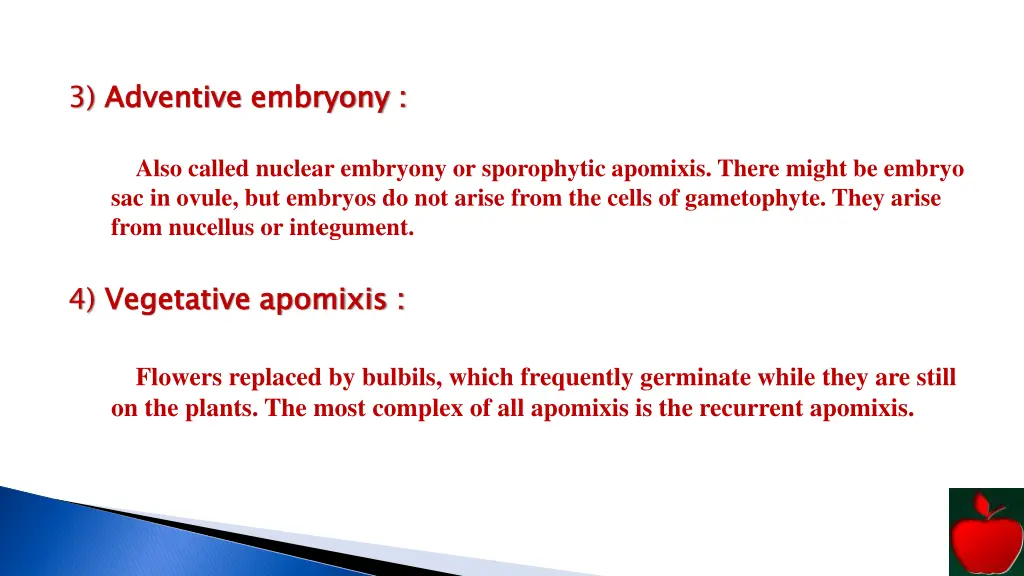 3 adventive also called nuclear embryony