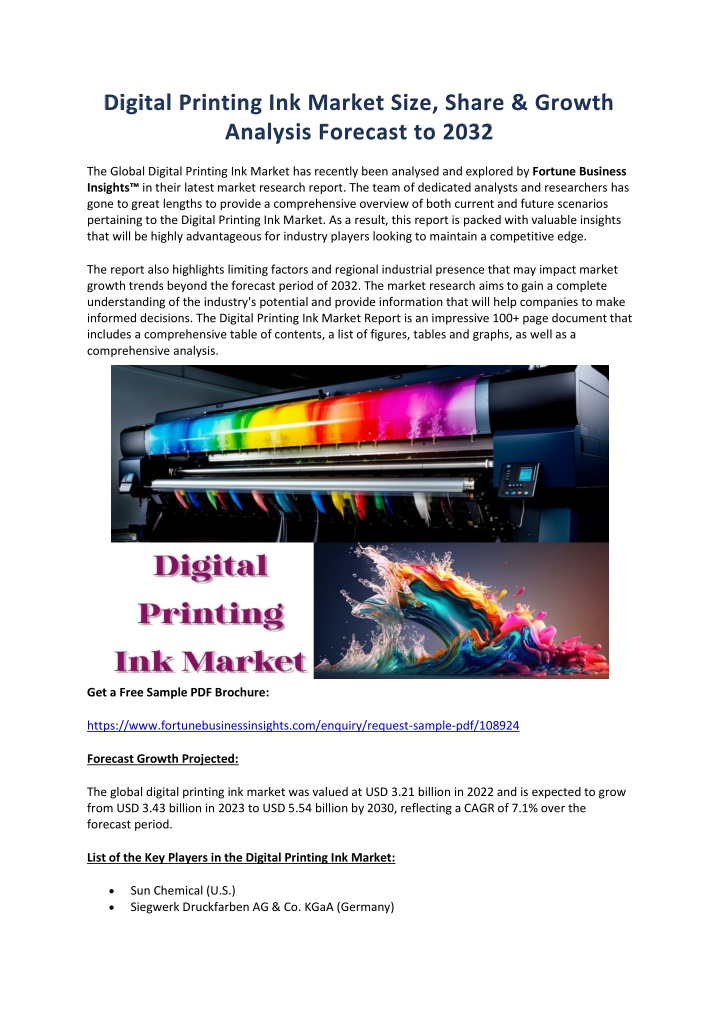 digital printing ink market size share growth