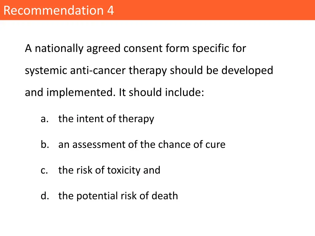 recommendation 4