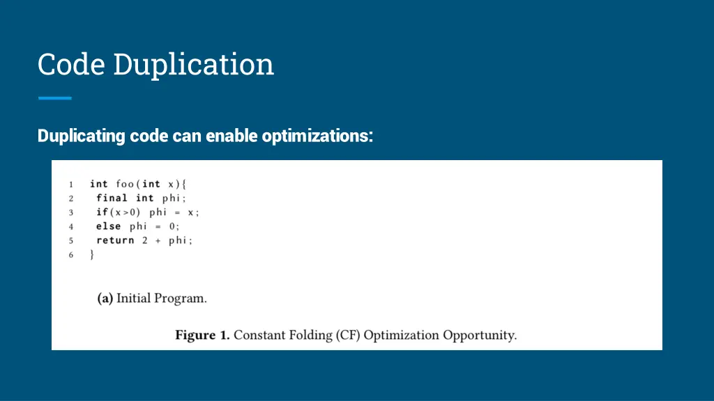 code duplication