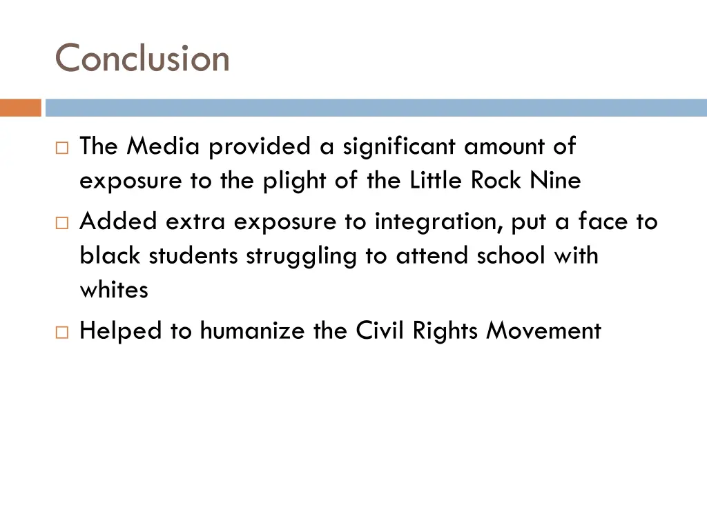 conclusion