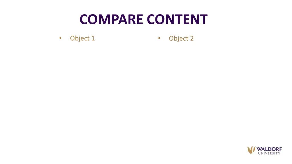 compare content 1