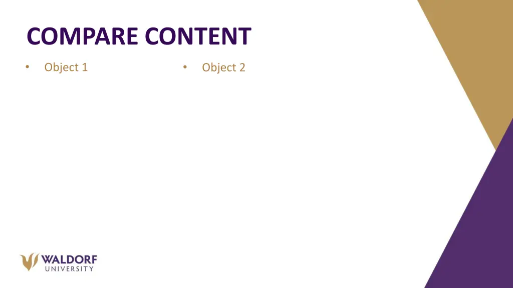compare content 2