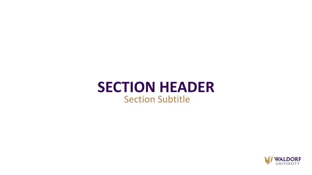 section header section subtitle