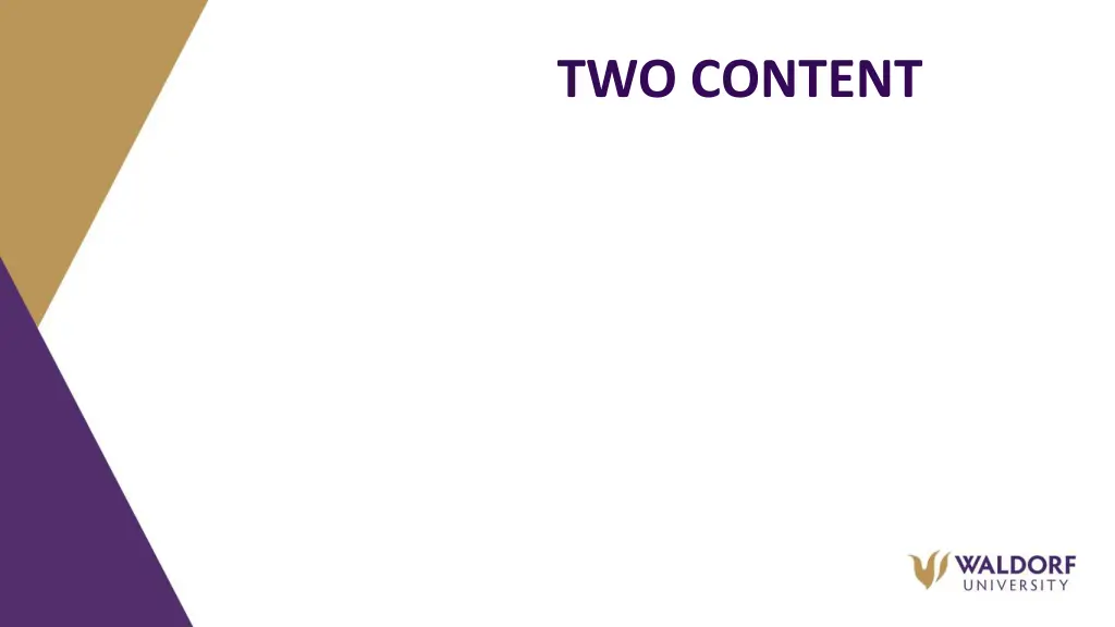 two content