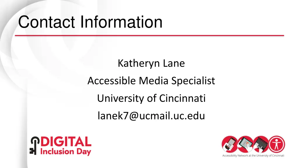 contact information