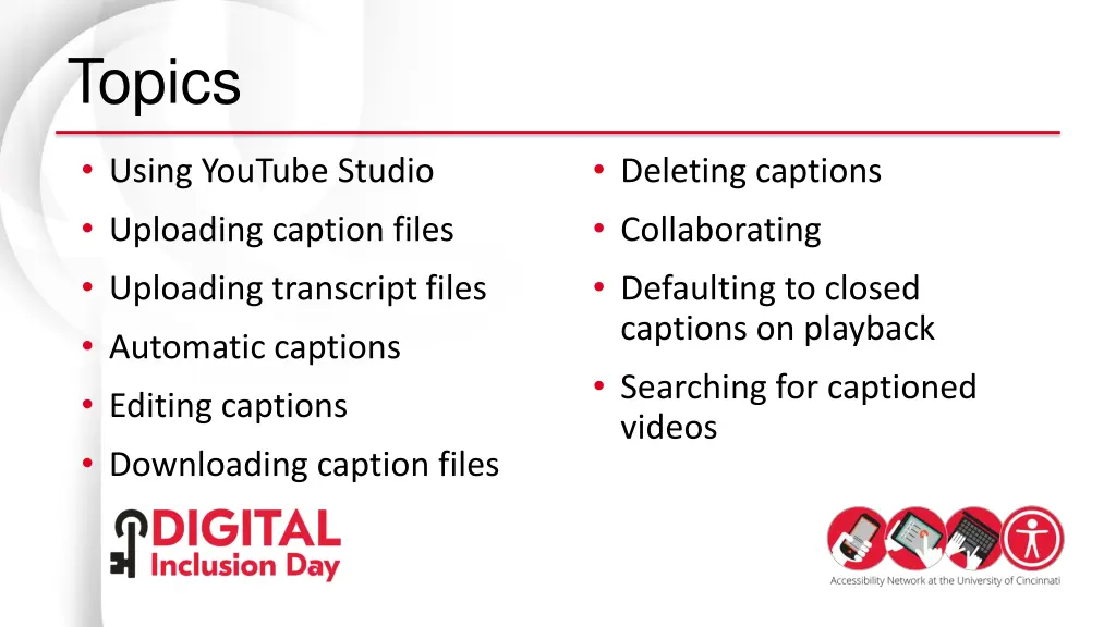 topics