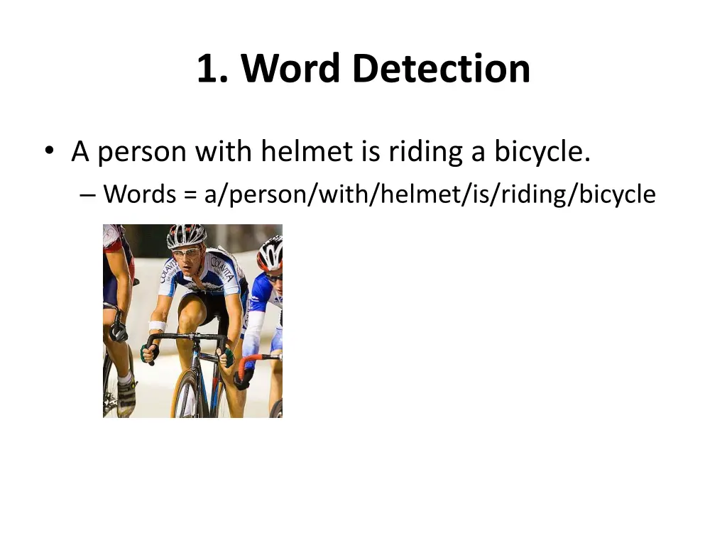 1 word detection 1