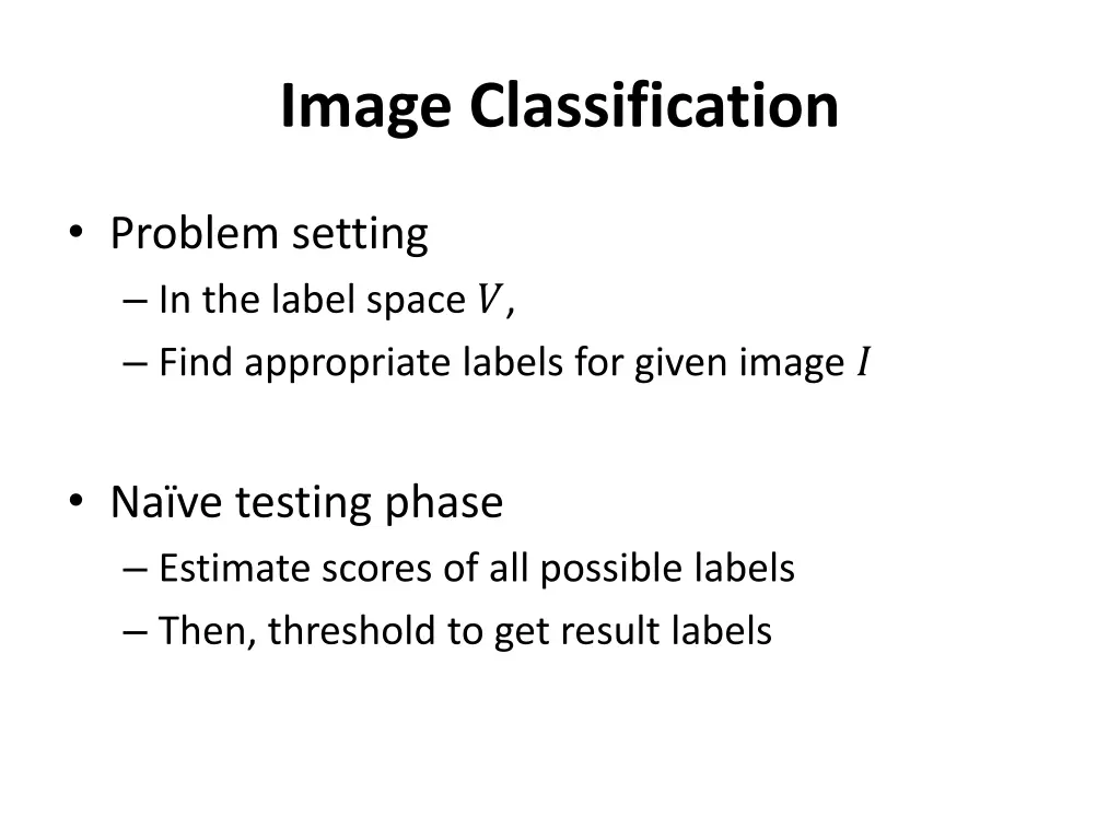 image classification