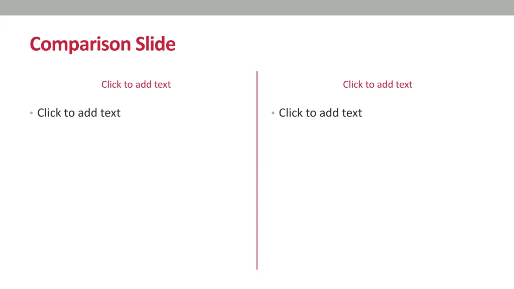 comparison slide