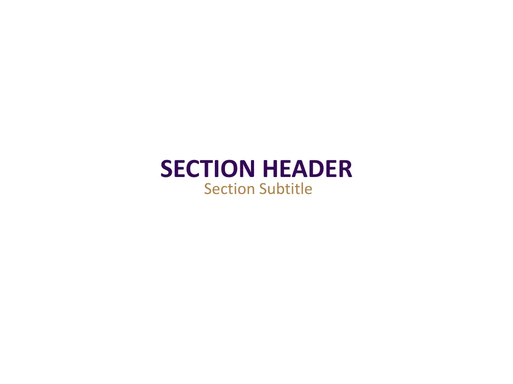section header section subtitle