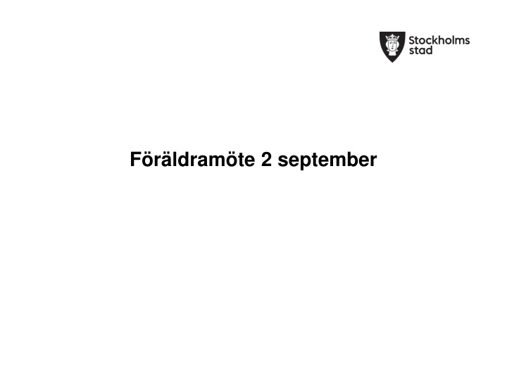 f r ldram te 2 september