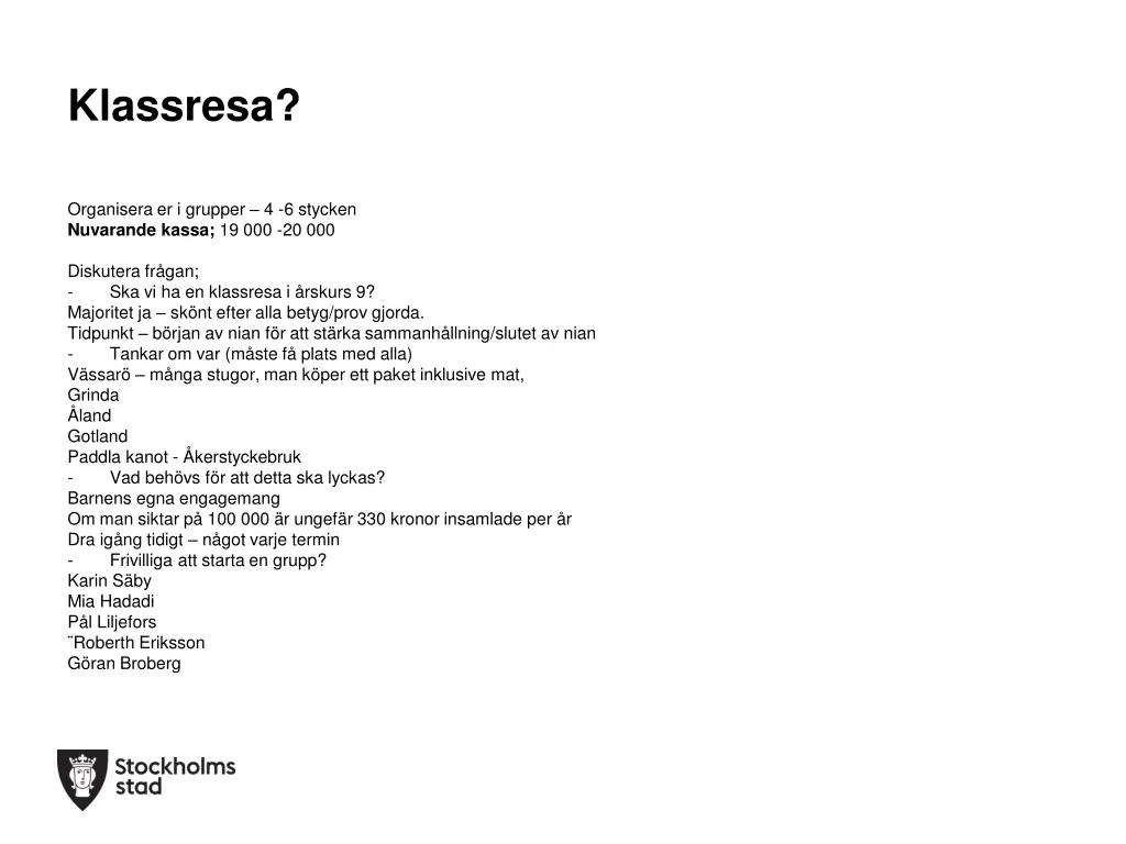 klassresa