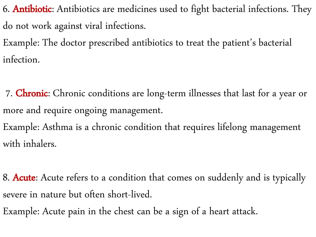 6 antibiotic antibiotic antibiotics are medicines