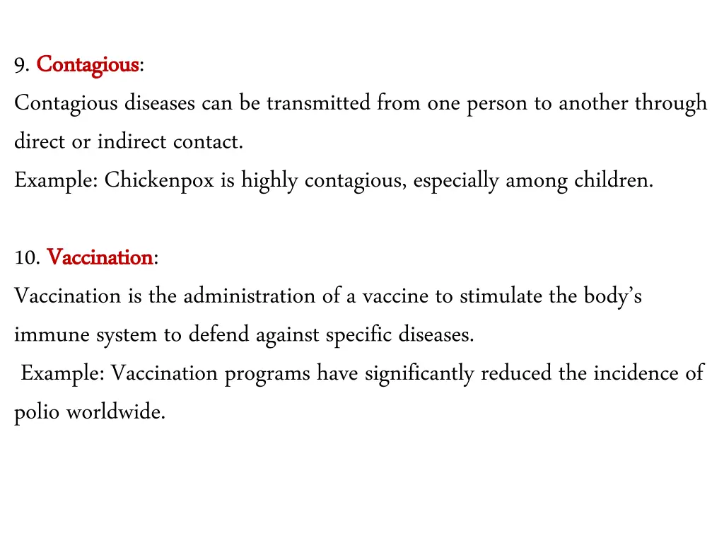 9 contagious contagious contagious diseases