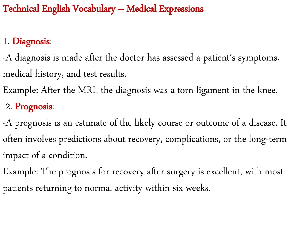 technical english vocabulary technical english