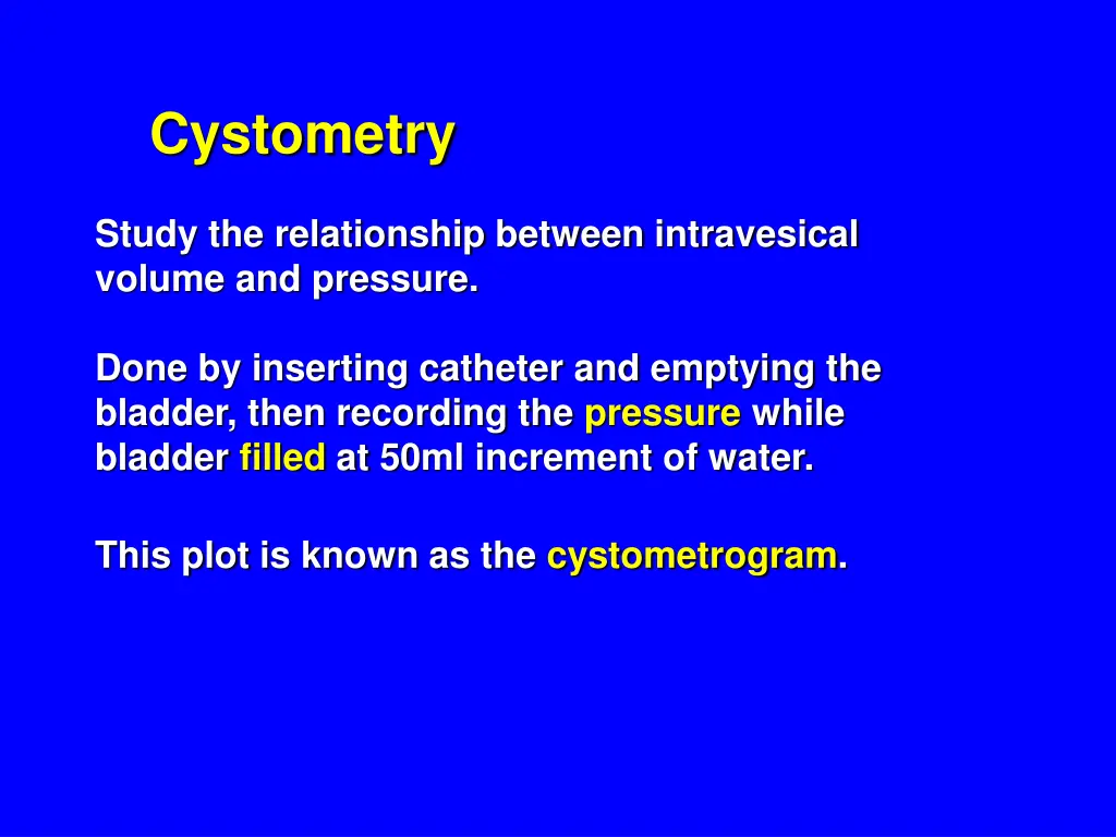 cystometry