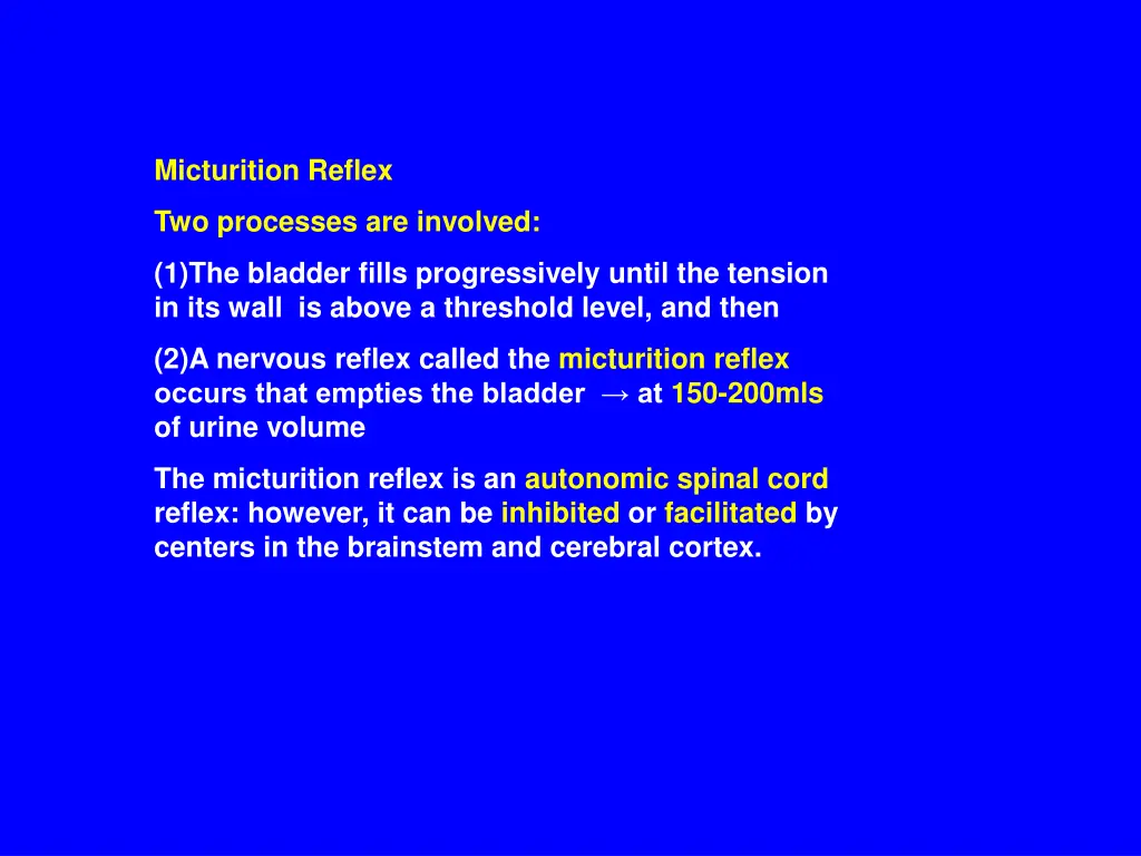 micturition reflex