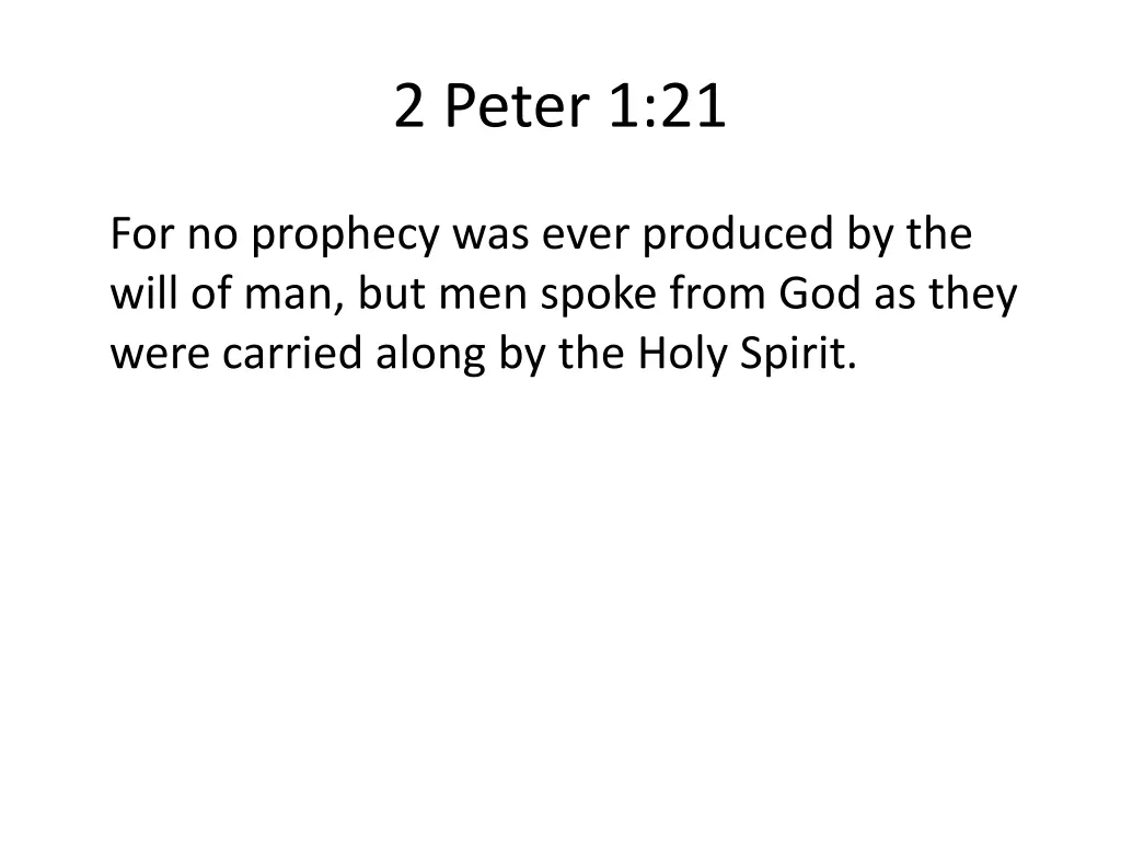 2 peter 1 21