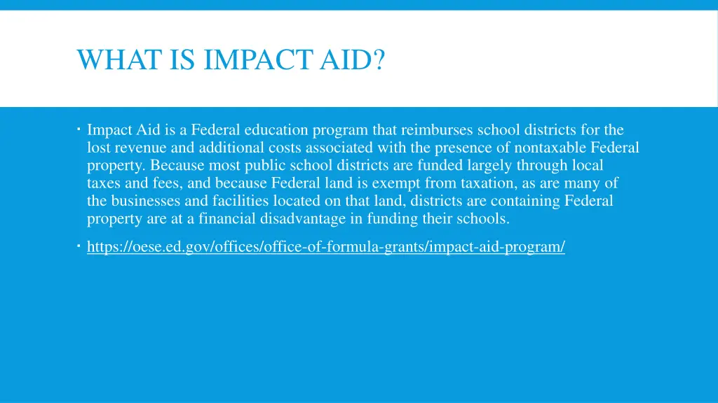 what is impact aid