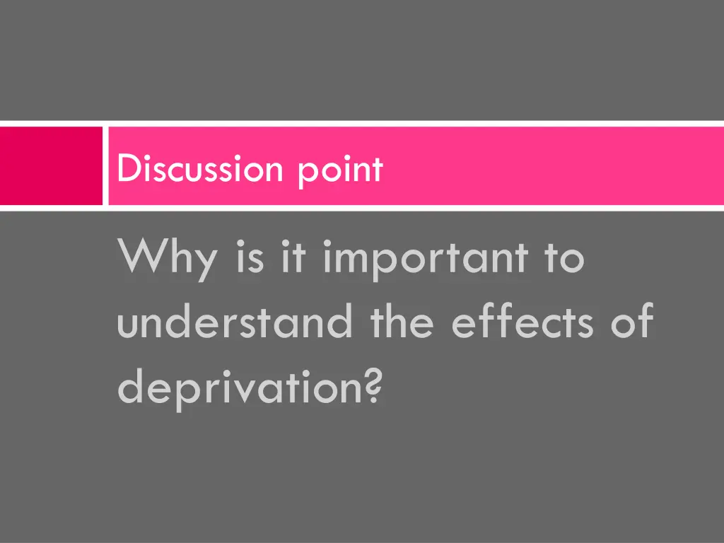 discussion point