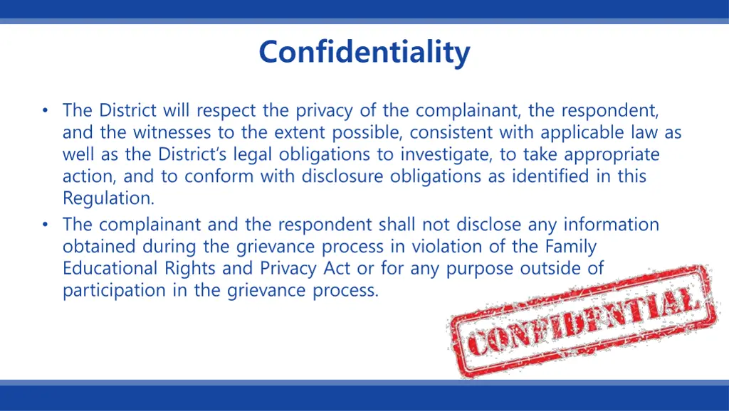 confidentiality