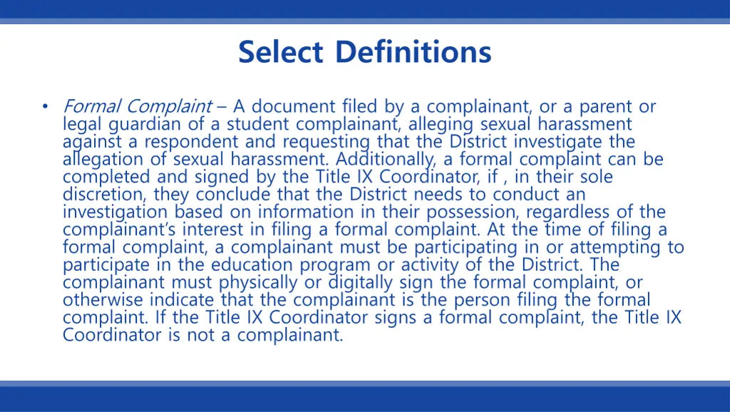 select definitions 1