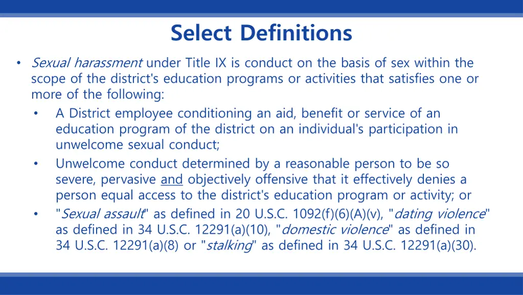 select definitions 3