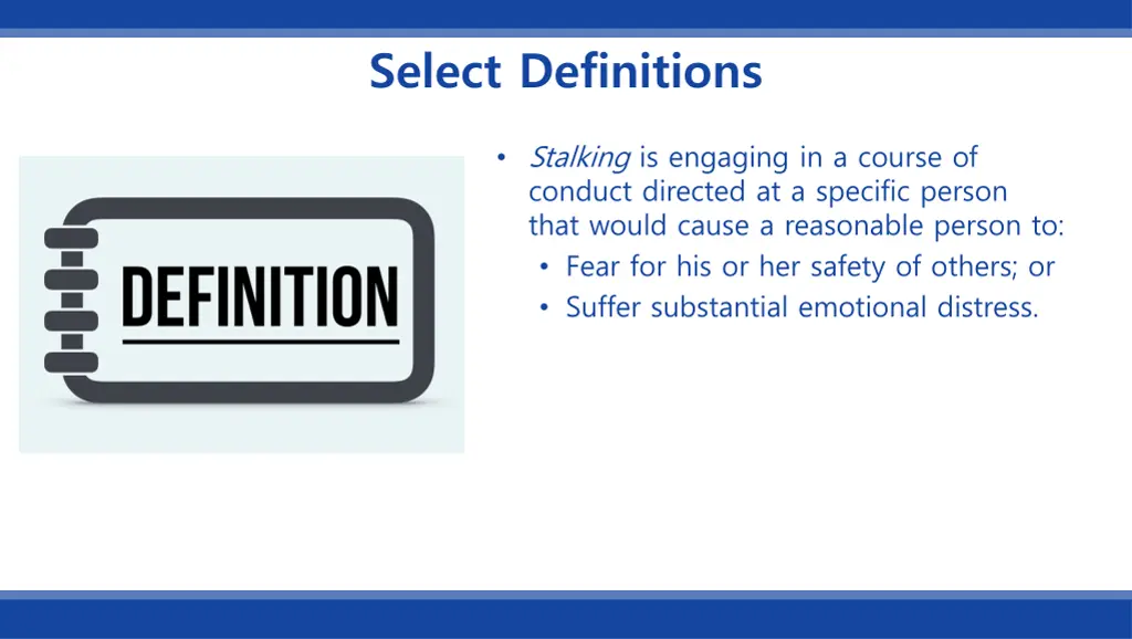 select definitions 8