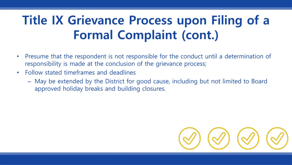 title ix grievance process upon filing 1