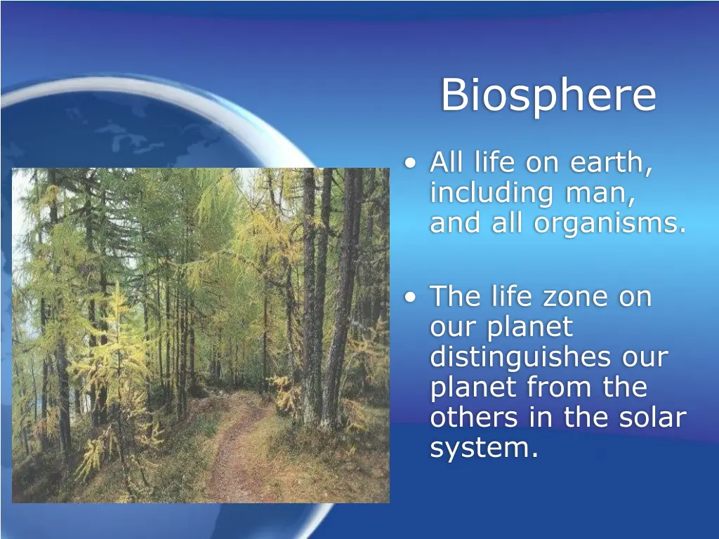 biosphere