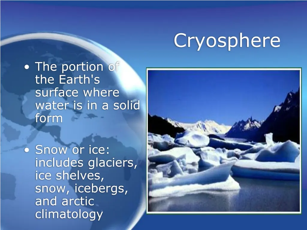 cryosphere