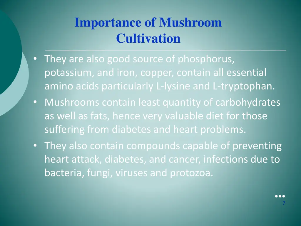 importance of mushroom cultivation 1