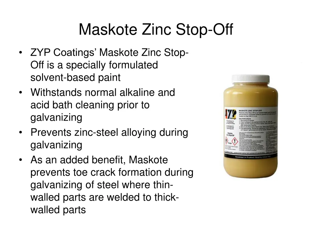 maskote zinc stop off 1