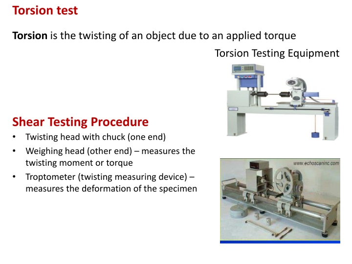 torsion test