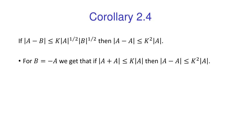 corollary 2 4