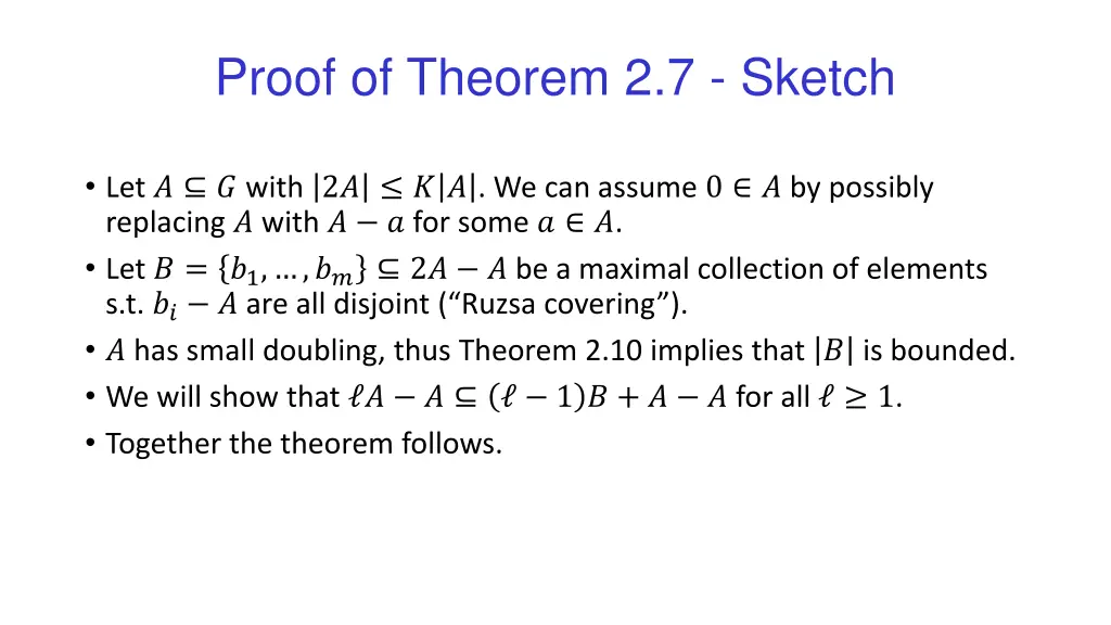 proof of theorem 2 7 sketch