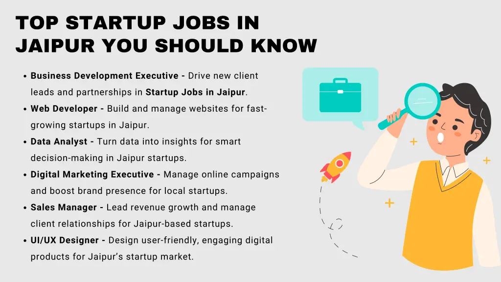 top startup jobs in jaipur you should know